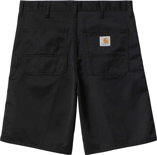  Carhartt Wip Short Simple Short Black Rinsed Uomo Nero