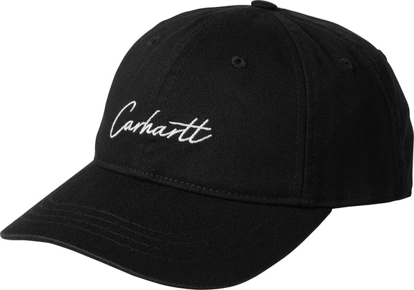 Carhartt WIP cappello Delray Cap black wax