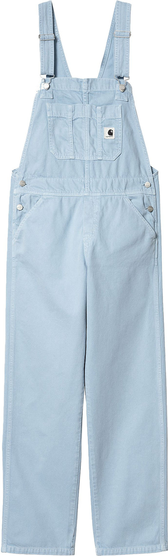  Carhartt Wip Salopette W Garrison Bib Frosted Blue Stone Dyed Donna