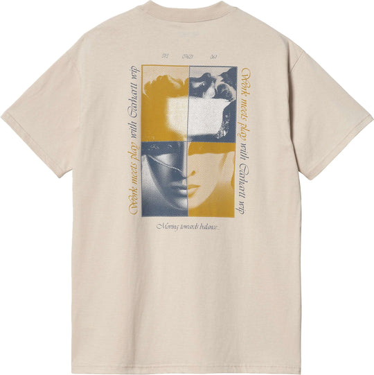  Carhartt Wip T-shirt Ss Work & Play T-shirt Tonic Uomo Marrone