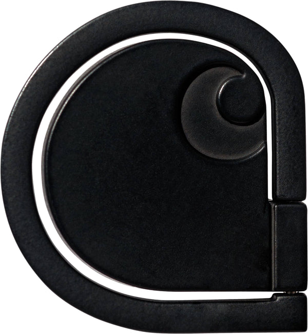 Carhartt WIP anello C Logo Phone Ring Alloy black