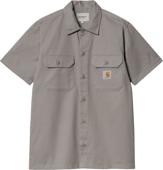  Carhartt Wip Camicia S/s Master Shirt Marengo Uomo Grigio