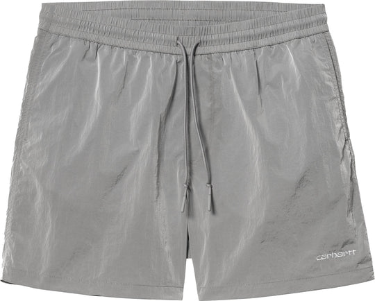  Carhartt Wip Costume Tobes Swim Trunks Sonic Silver White Uomo Grigio
