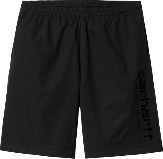  Carhartt Wip Costume Brame Swim Trunks Black Black Uomo Nero