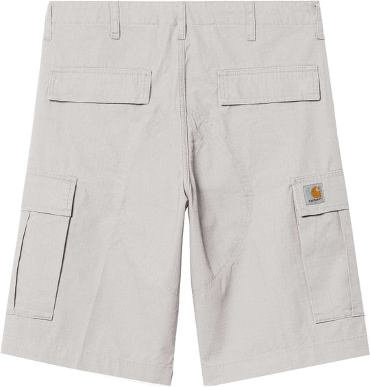  Carhartt Wip Regular Cargo Short Sonic Silver Rinsed Uomo Grigio
