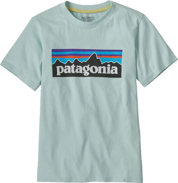 Patagonia t-shirt Kid's P-6 Log tee wispy green