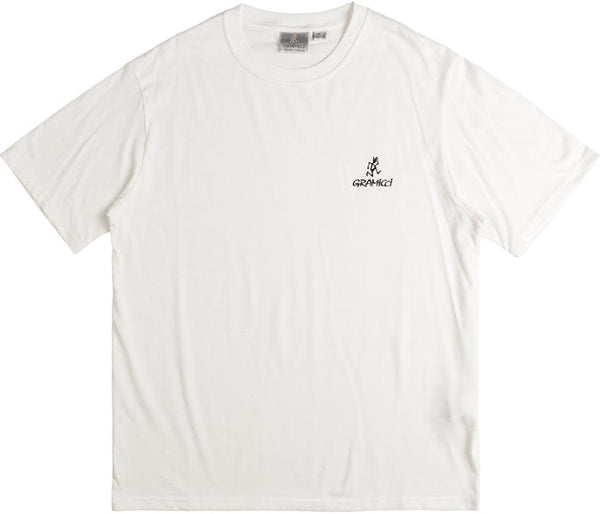Gramicci t-shirt One Point Logo Tee white
