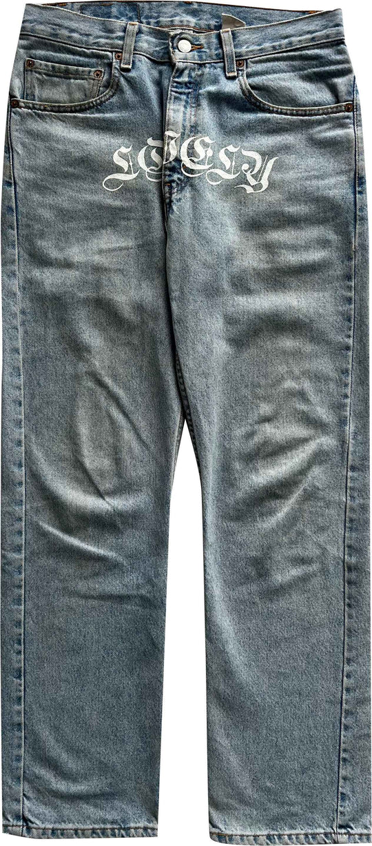  Lovely Death Dreams Jeans 30 Light Blue Uomo