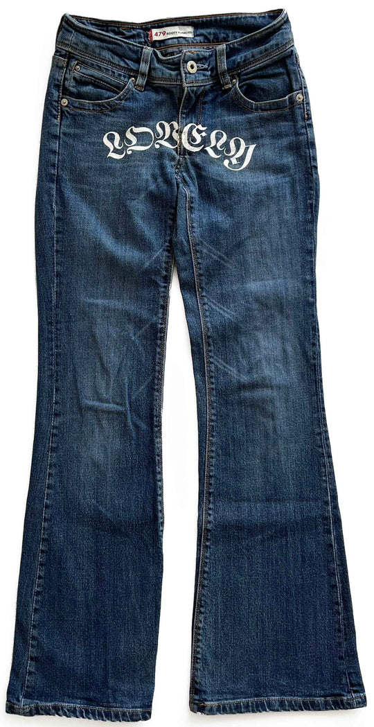  Lovely Death Dreams Jeans Zampa 35 Blue Donna