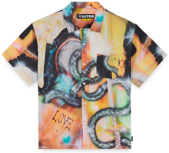  Iuter Camicia Slime Ss Shirt Multicolor Uomo Multicolore