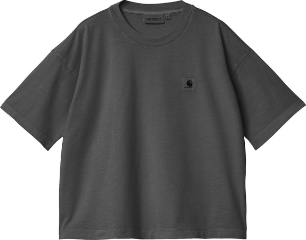 Carhartt Wip t-shirt W S/S Nelson tee charcoal garment dyed