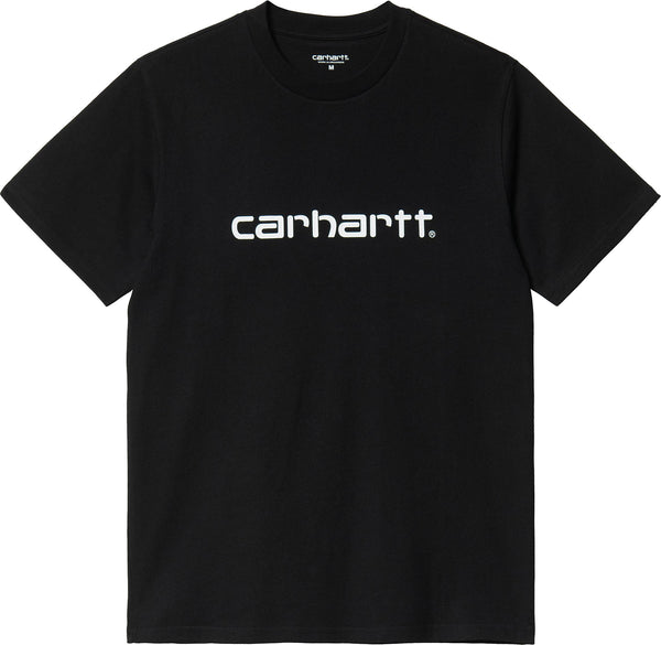 Carhartt Wip t-shirt S/S Script tee black white