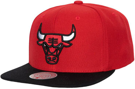  Mitchell & Ness Cappello Nba Team 2 Tone 2.0 Snapback Bulls Mitchell E Ness Uomo Rosso