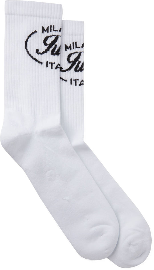  Iuter Calze Milano Socks White Uomo Bianco
