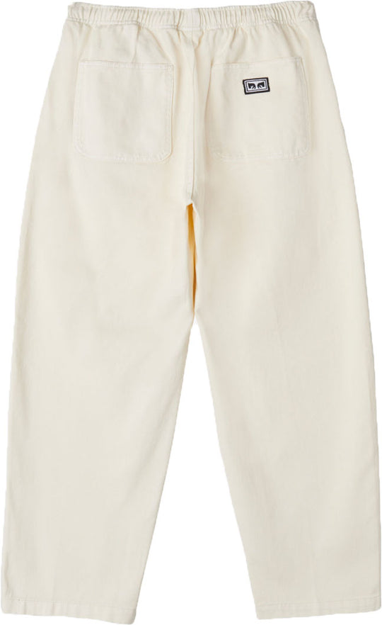  Obey Jeans Easy Denim Pant Unbleached Uomo Beige