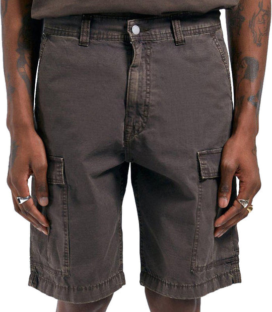  Dr Denim Hakim Shorts Dark Cedar Dr. Denim Uomo Marrone