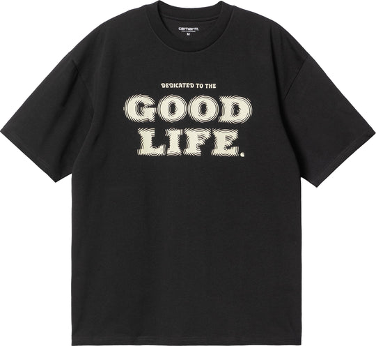  Carhartt Wip T-shirt S/s Mist Tee Black Wax Special_unisex Nero