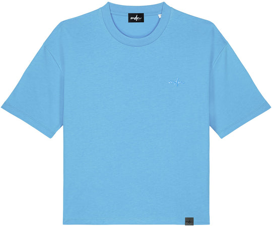  Mdn T-shirt W Tonale Tee Premium Aqua Blue Donna