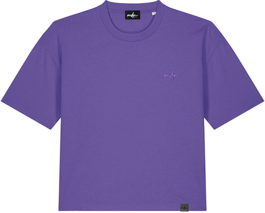  Mdn T-shirt W Tonal Tee Premium Violet Donna Viola