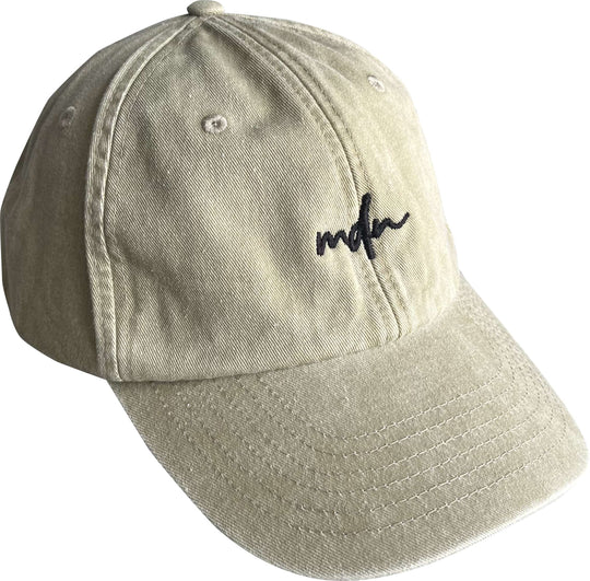  Mdn Cappello Vintage Logo Cap Low Profile Vintage Stone Uomo Marrone