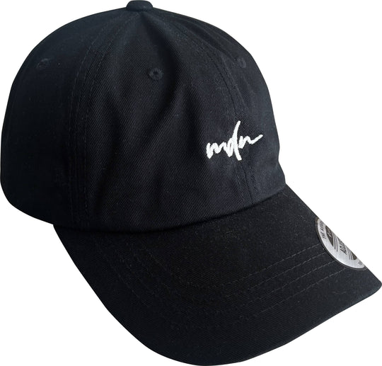 Mdn Cappello Authentic Logo Cap Low Profile Black Uomo Nero