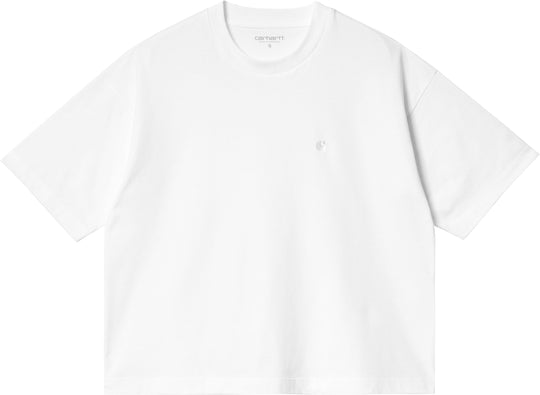  Carhartt Wip T-shirt W S/s Chester T-shirt White Donna Bianco