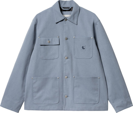  Carhartt Wip Giacca Suede Michigan Coat Dove Grey Uomo Grigio