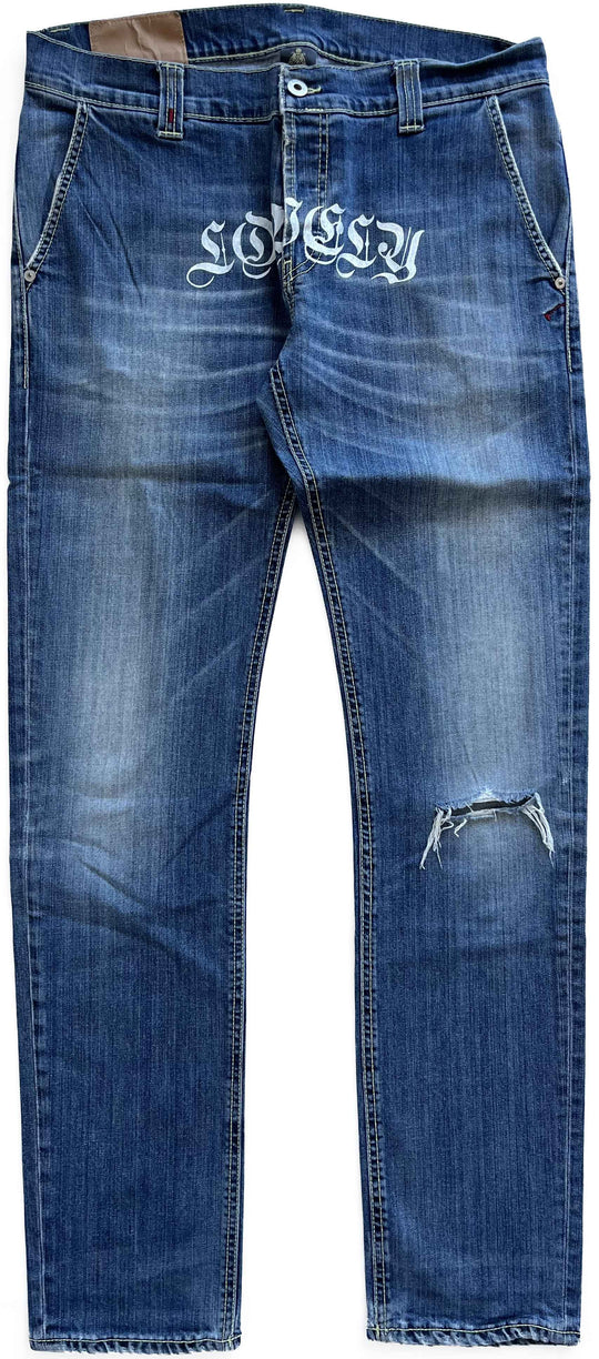 Lovely Death Dreams Jeans Strappi 37 Blue Uomo