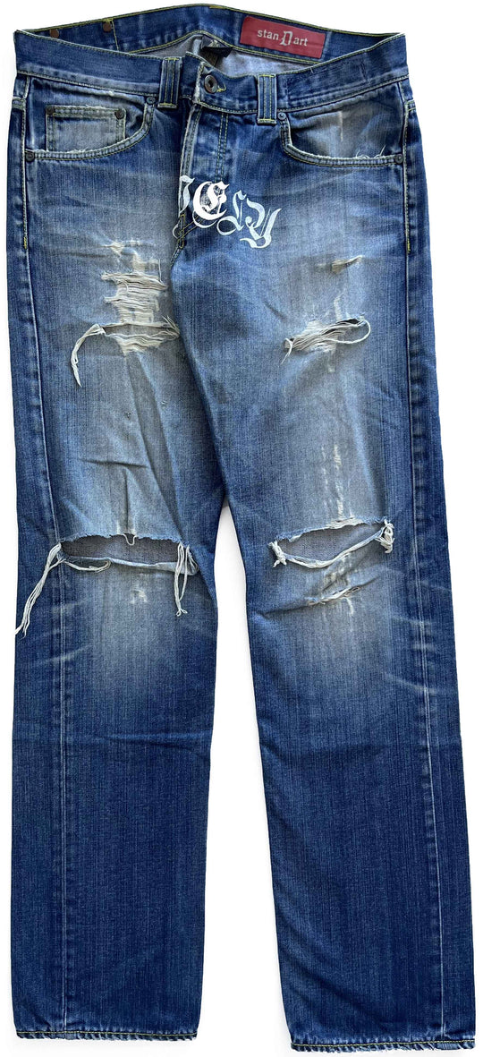  Lovely Death Dreams Jeans Strappi 36 Blue Uomo