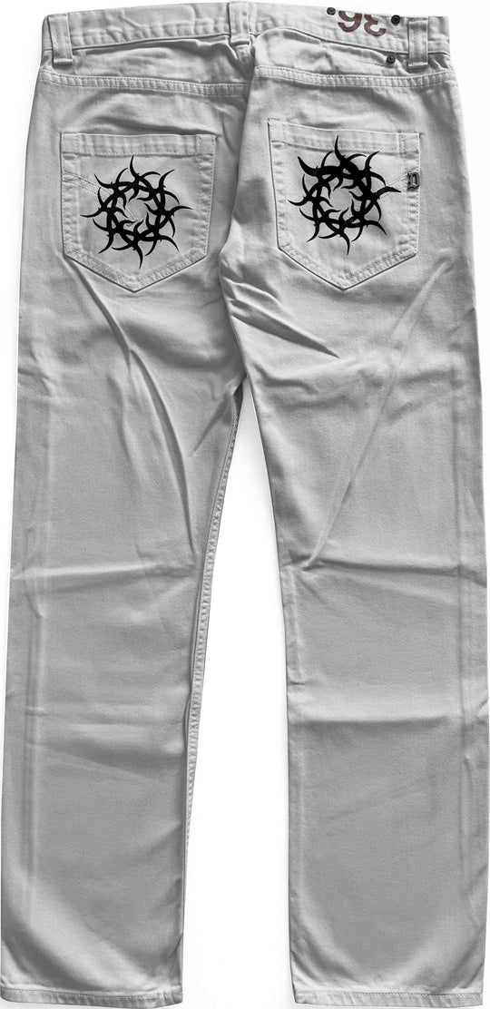  Lovely Death Dreams Jeans 41 White Uomo Bianco