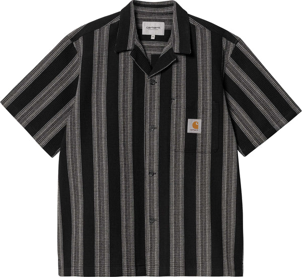 Carhartt Wip camicia S/S Dosdon Shirt dosdon stripe black