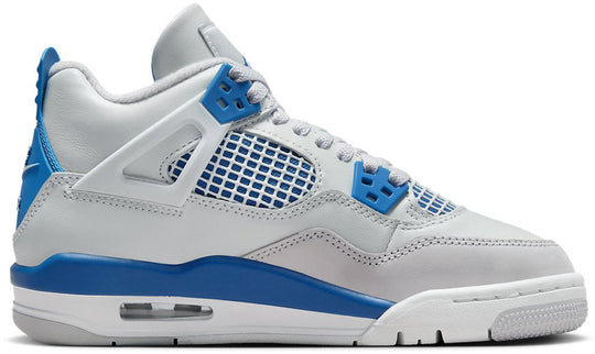  Jordan 4 Retro Military Blue 2024 Gs Uomo Bianco