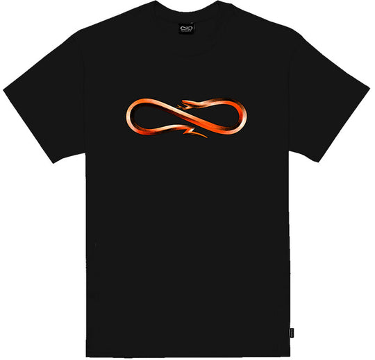  Propaganda T-shirt Logo Steel Tee Black Uomo Nero