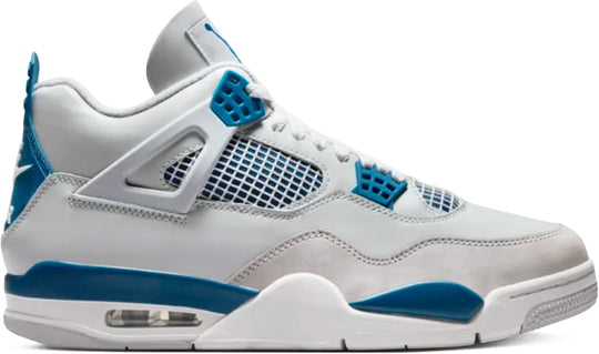  Jordan 4 Retro Military Blue 2024 Uomo Bianco