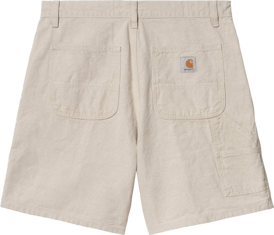  Carhartt Wip Short Walter Single Knee Short Natural Rinsed Uomo Beige