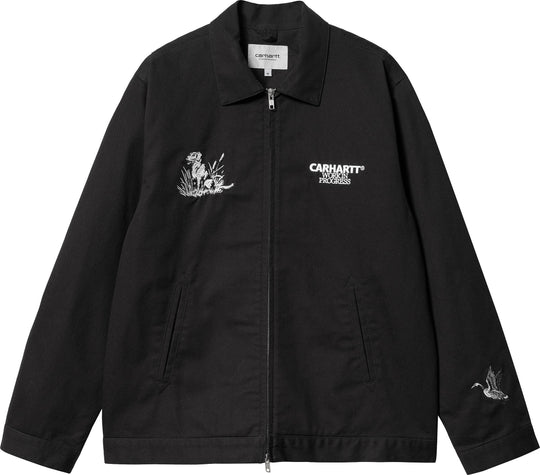  Carhartt Wip Giacca Ducks Jacket Black Uomo Nero