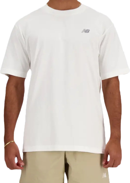  New Balance T-shirt Small Logo T-shirt White Uomo Bianco