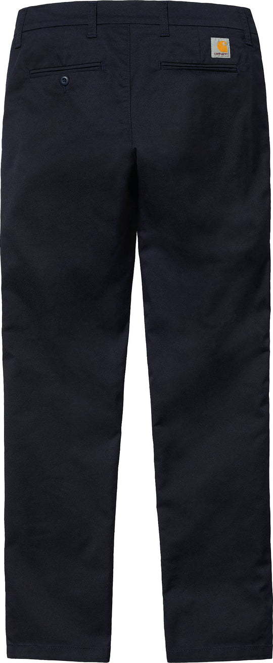  Carhartt Wip Pantalone Sid Pant Dark Navy Rinsed Uomo Blue