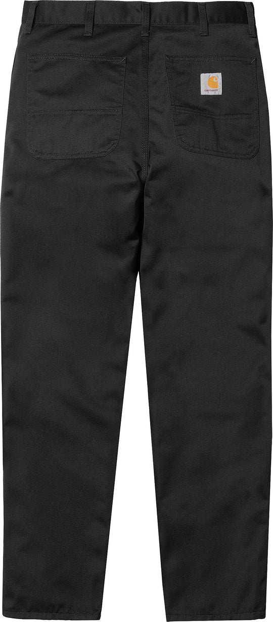  Carhartt Wip Pantalone Simple Pant Black Rinsed Uomo Nero