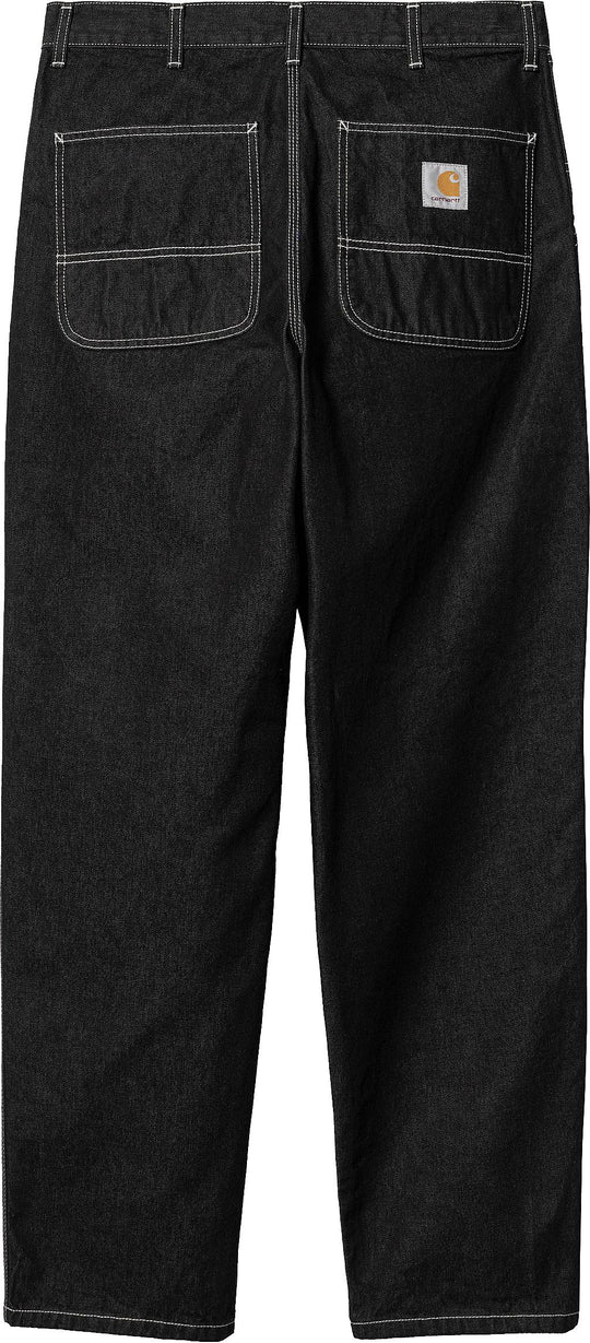  Carhartt Wip Jeans Simple Pant Black One Wash Uomo Nero