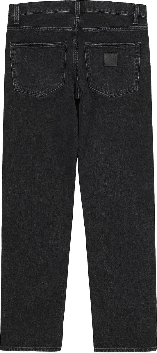  Carhartt Wip Jeans Klondike Pant Black Stone Washed Uomo Nero