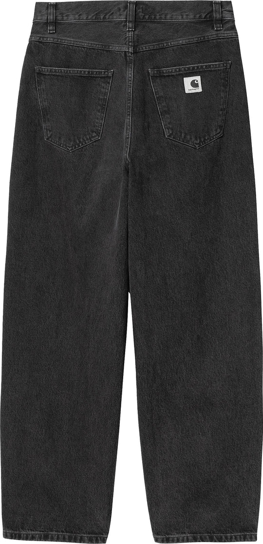  Carhartt Wip Jeans W Brandon Pant Black Stone Washed Donna Nero