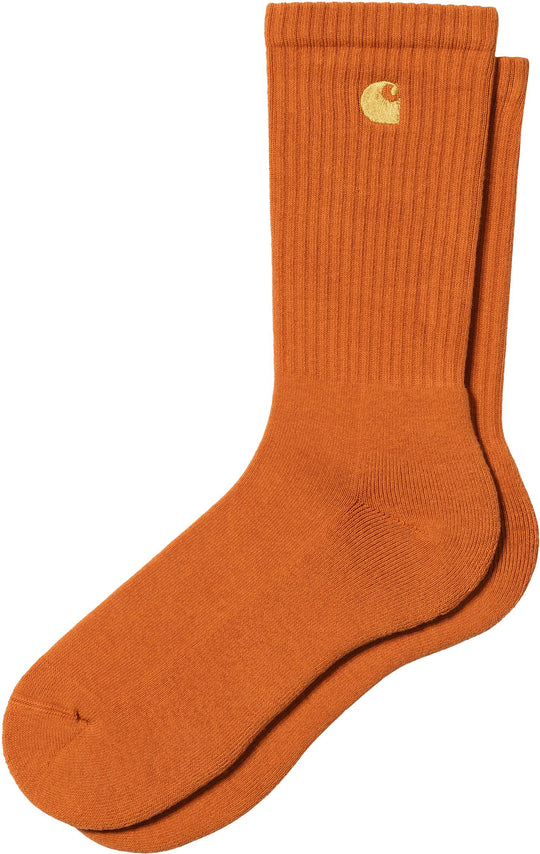  Carhartt Wip Chase Socks Tumeric Gold Uomo Arancione
