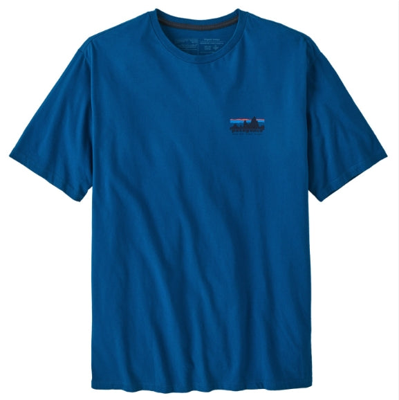 Patagonia t-shirt Men's 73 Skyline Organic tee lagom blue