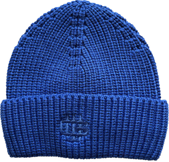  Garment Workshop Cuffia Winter Knitted Beanie Brady Blue Uomo
