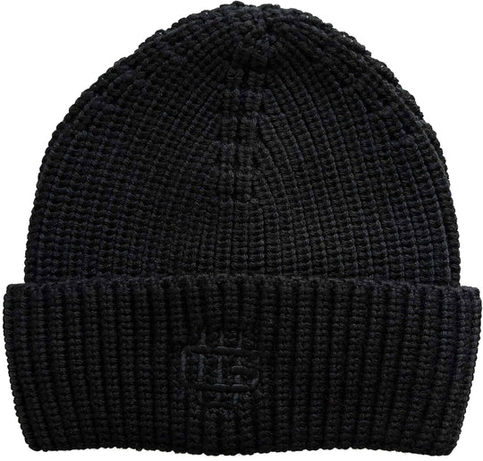  Garment Workshop Cuffia Winter Knitted Beanie Chaos Black Uomo Nero
