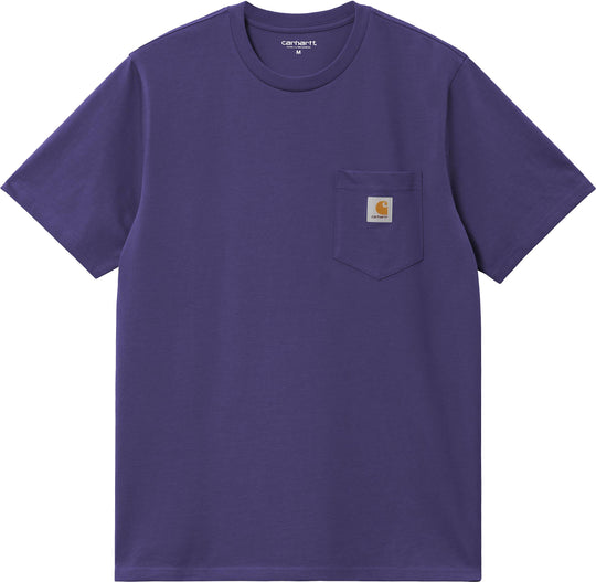  Carhartt Wip T-shirt S/s Pocket Tee Aura Uomo Viola
