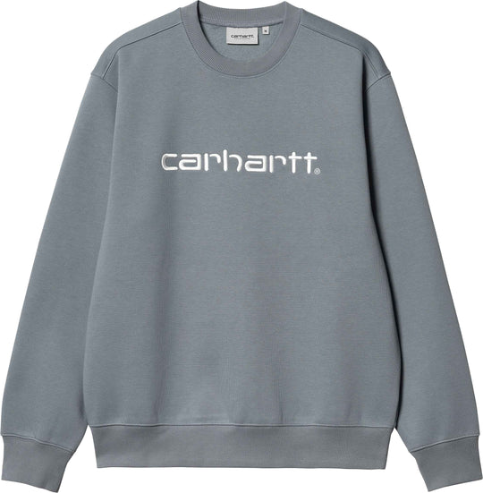  Carhartt Wip Felpa Carhartt Sweat Dove Grey Wax Uomo Grigio