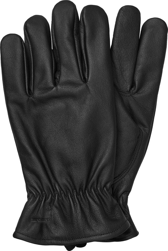  Carhartt Wip Guanti Fonda Gloves Corrected Grin Leather Black Uomo Pelle
