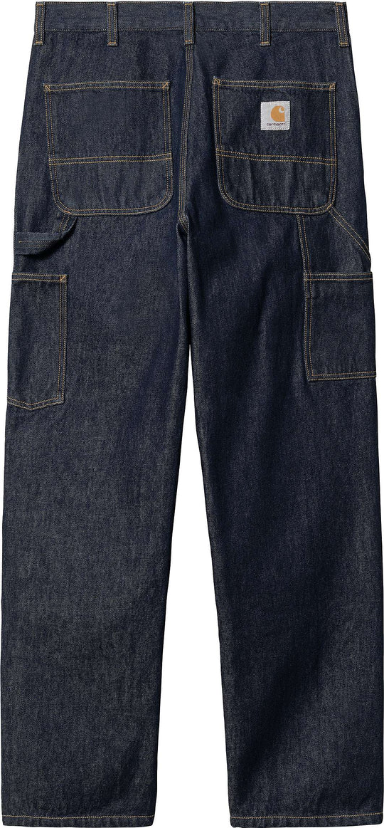  Carhartt Wip Jeans Double Knee Pant Blue Rinsed Uomo